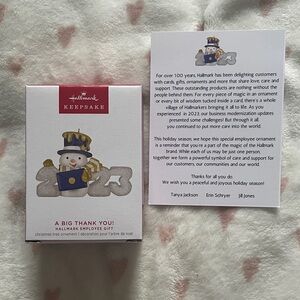 Hallmark Employee Appreciation Ornament 2023